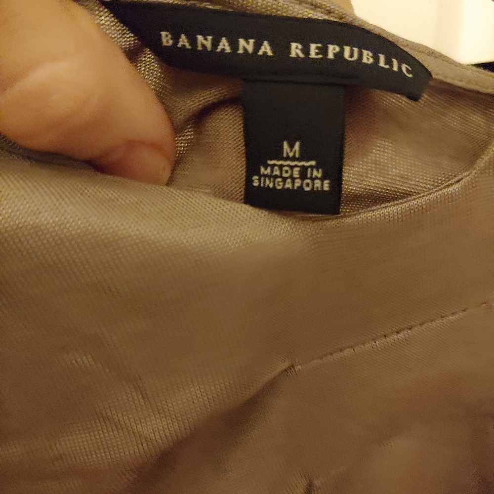 Banana Republic cinch chest dress blouse